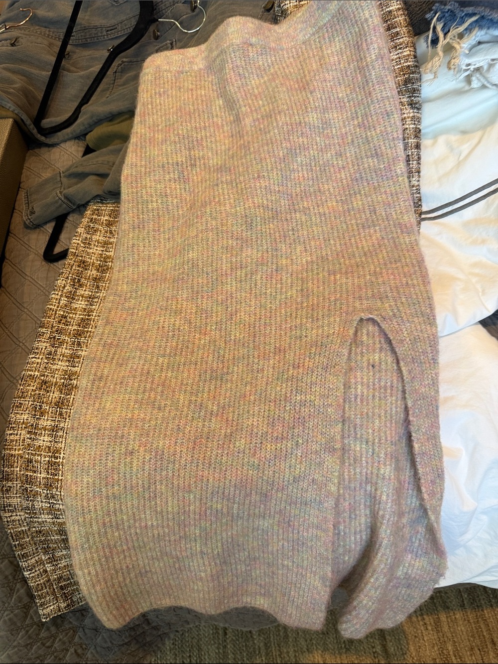 Heartloom Pastel Speckled Knit Sweater